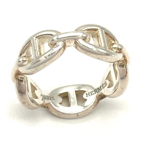 HERMES Silver Ring #52 - Picture 6 of 8